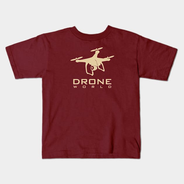 Drone World Kids T-Shirt by Toogoo